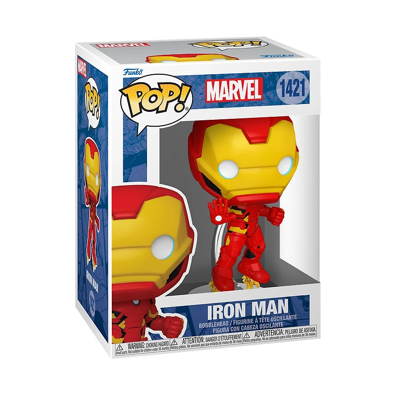 Funko POP! Marvel: Marvel Iron Man 4.8-in Vinyl Bobblehead