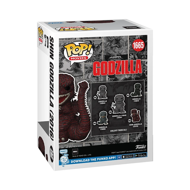 Funko POP! Movies: Godzilla 70th Anniversary Godzilla 2016 4.35-in Vinyl Figure