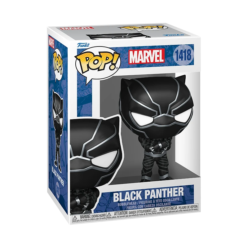 Funko POP! Marvel: Marvel Black Panther 3.8-in Vinyl Bobblehead