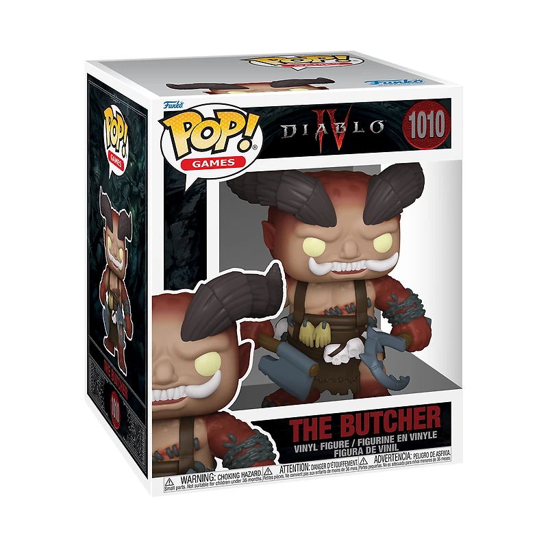 Funko POP! Super: Diablo 4 The Butcher 6.25-in Vinyl Figure