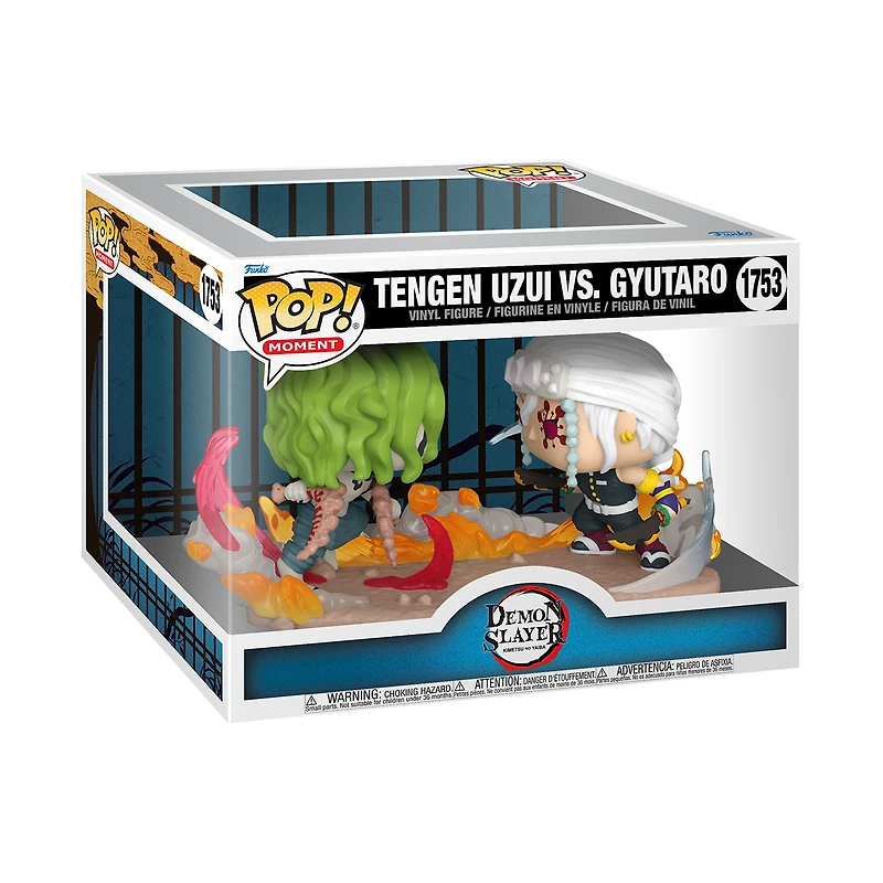 Funko POP! Moments: Demon Slayer: Kimetsu no Yaiba Tengen Vs Gyutaro 5-in Vinyl Figure