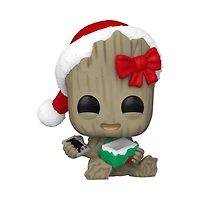 Funko POP! Marvel: Groot (Holiday) 3-in Vinyl Bobblehead