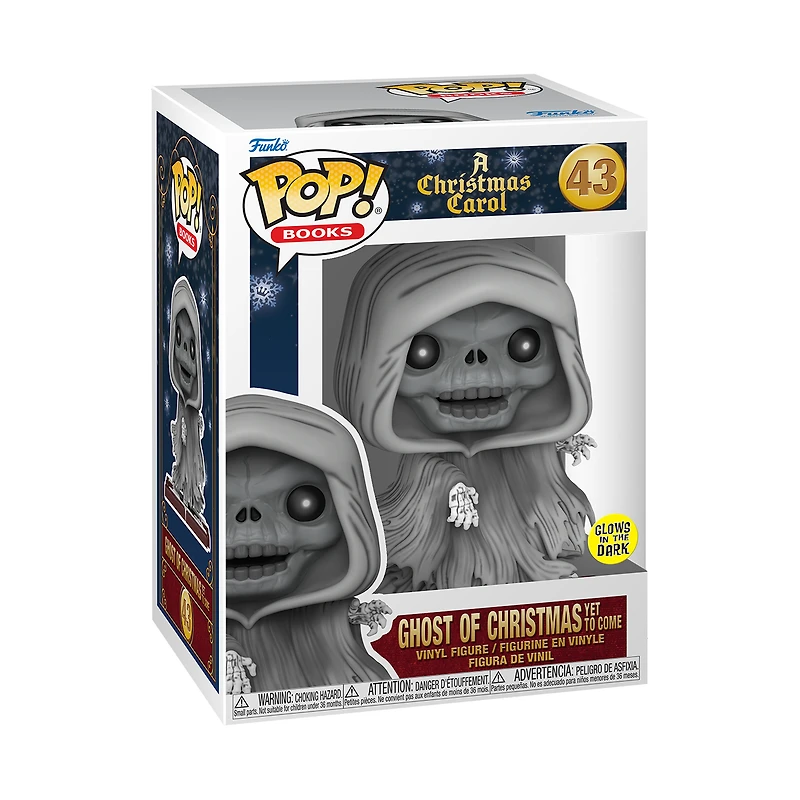 Funko POP! Books: A Christmas Carol Ghost of Christmas Yet to Come -in Vinyl Figure