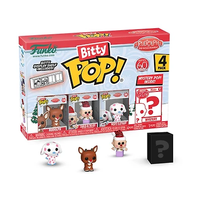 Funko Bitty POP! Rudolph ( Rudolph, Charlie-in-the-Box, Misfit Elephant