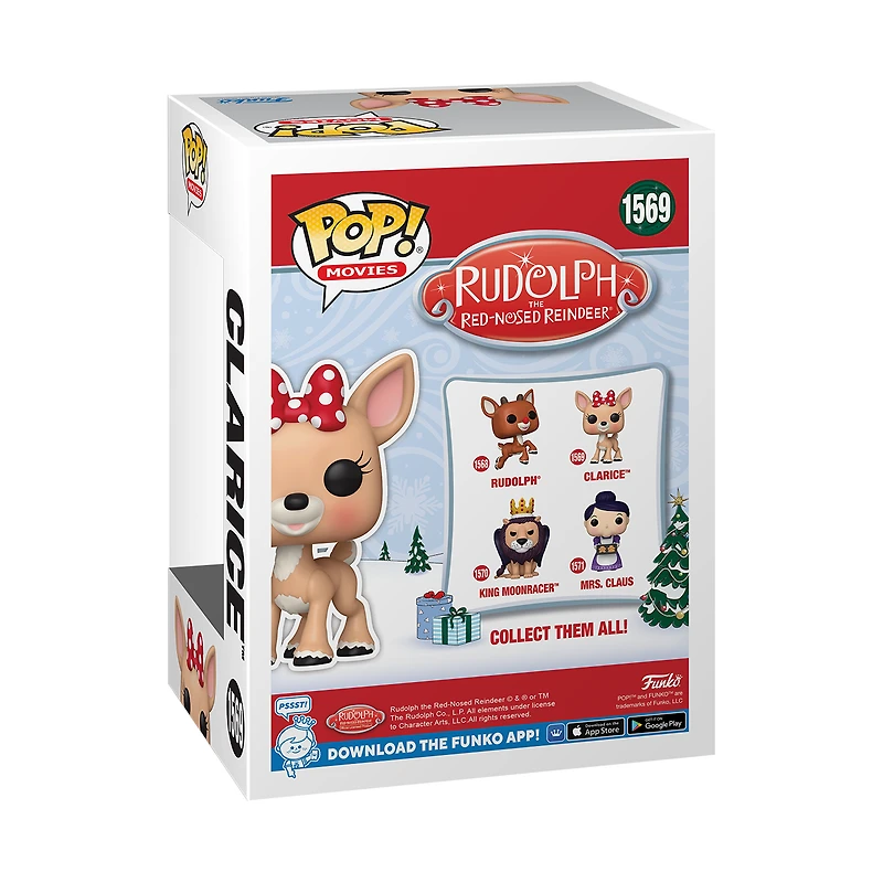 Funko POP! Movies: Rudolph Clarice 3.75-in Vinyl Figure