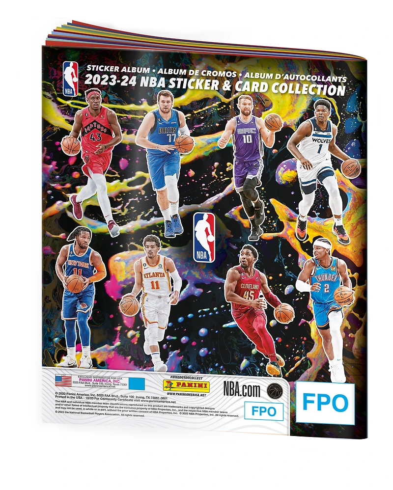 Panini 2023-24 NBA Basketball Sticker and Card Collection Album