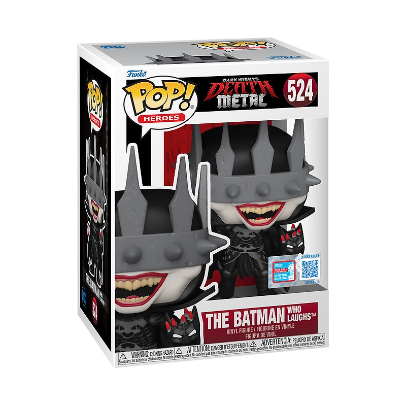 Funko POP! Batman The Batman Who Laughs 4.45-in Vinyl Figure New York Comic Con Exclusive
