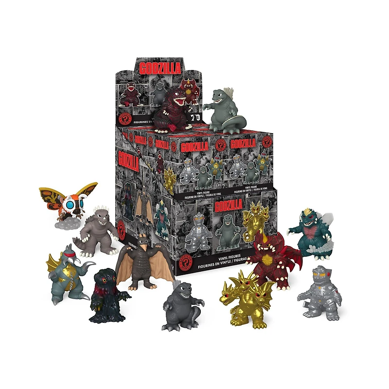 Mystery Minis Godzilla 70th Anniversary Vinyl Figures (Style May Vary)