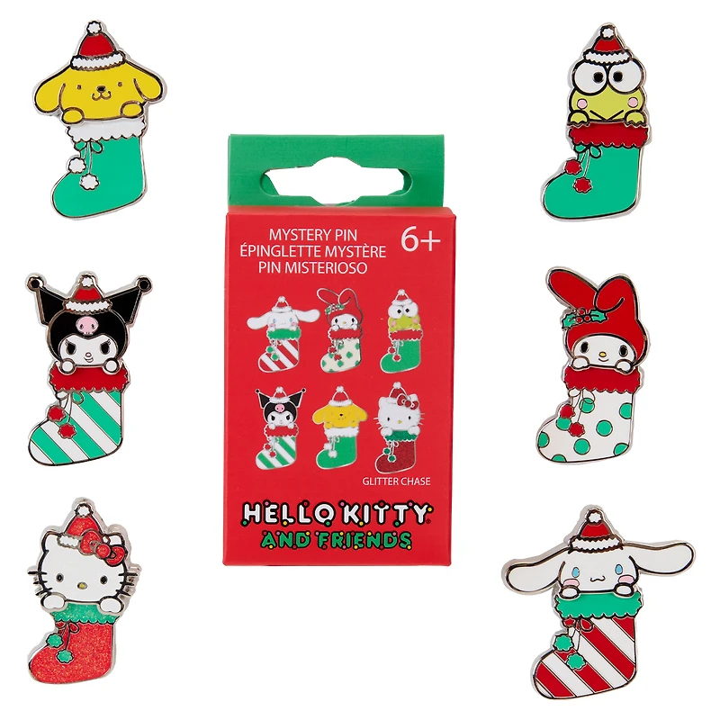 Loungefly Sanrio Stocking Stuffers Mystery Box Enamel Pin (Styles May Vary