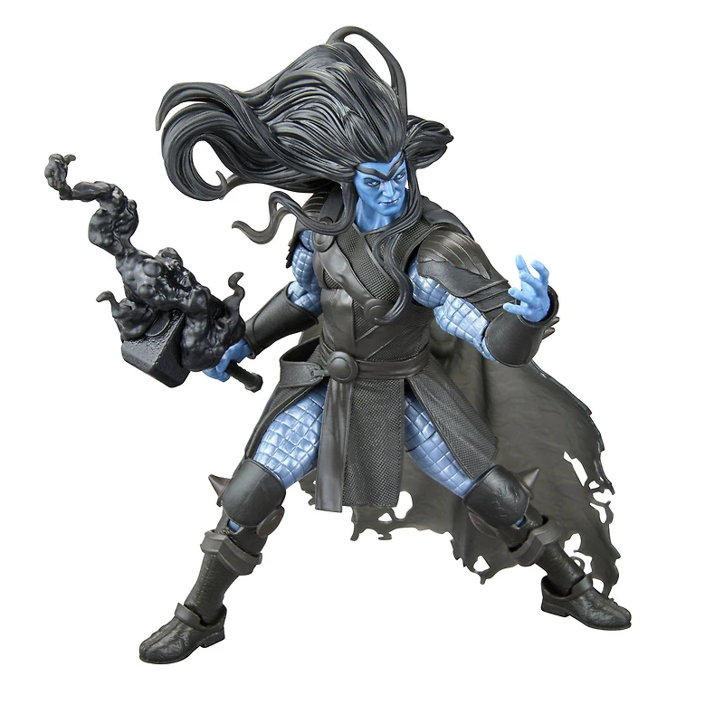 Hasbro Marvel Legends Series Thor (Black Winter) 6-in Action Figure (Build-A-Figure Zabu