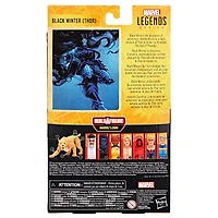 Hasbro Marvel Legends Series Thor (Black Winter) 6-in Action Figure (Build-A-Figure Zabu