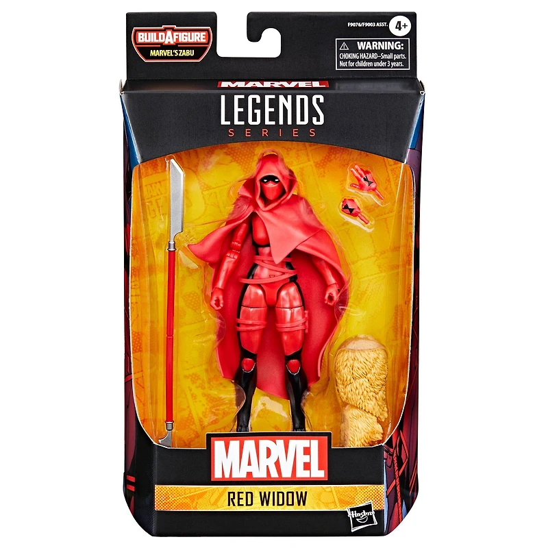 Hasbro Marvel Legends Series Red Widow 6-in Action Figure (Build-A-Figure Zabu