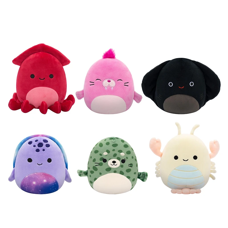 Squishmallows Original Scented Sealife 5-in Plush Mystery Bag