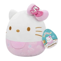 Squishmallows Sanrio 50th Anniversary Pink Embossed Hello Kitty 8-in Plush