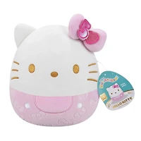 Squishmallows Sanrio 50th Anniversary Pink Embossed Hello Kitty 8-in Plush