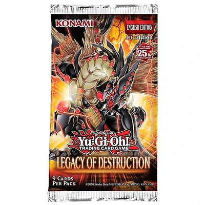 Yu-Gi-Oh! Trading Card Game: Legacy of Destruction Blister Booster Pack (Styles May Vary