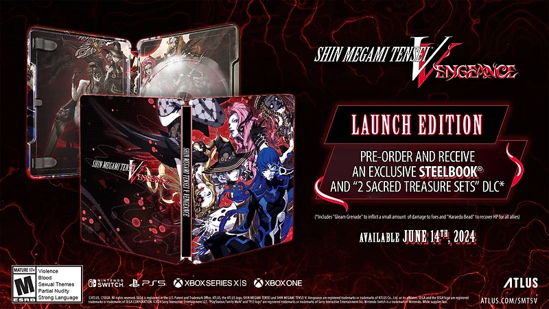 Shin Megami Tensei V: Vengeance Steelbook Launch Edition