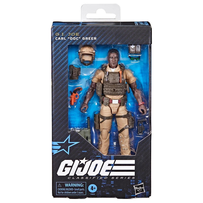 Hasbro G.I. Joe Classified Series Carl “Doc” Greer 6-in Action Figure