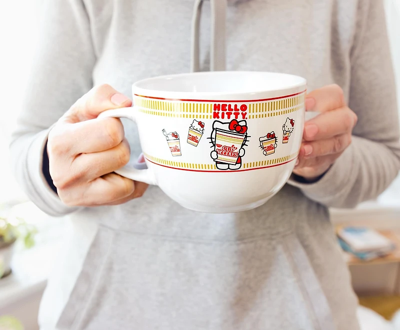 Hello Kitty x Nissin Cup Noodles Soup Mug With Spoon