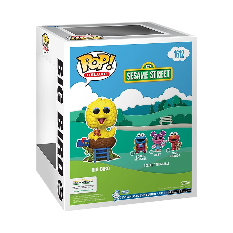 Funko POP! Deluxe: Sesame Street Big Bird in Nest 6.8-in Vinyl Figure