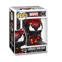 Funko POP! Marvel: Carnageized Iron Man 4.1-in Vinyl Bobblehead Figure