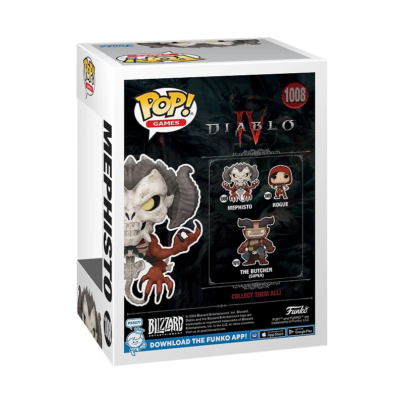 Funko POP! Games: Diablo 4 Mephisto 4.5-in Vinyl Figure