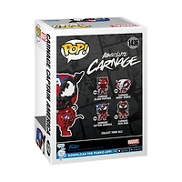 Funko POP! Marvel: Carnageized Captain America 3.85-in Vinyl Bobblehead Figure