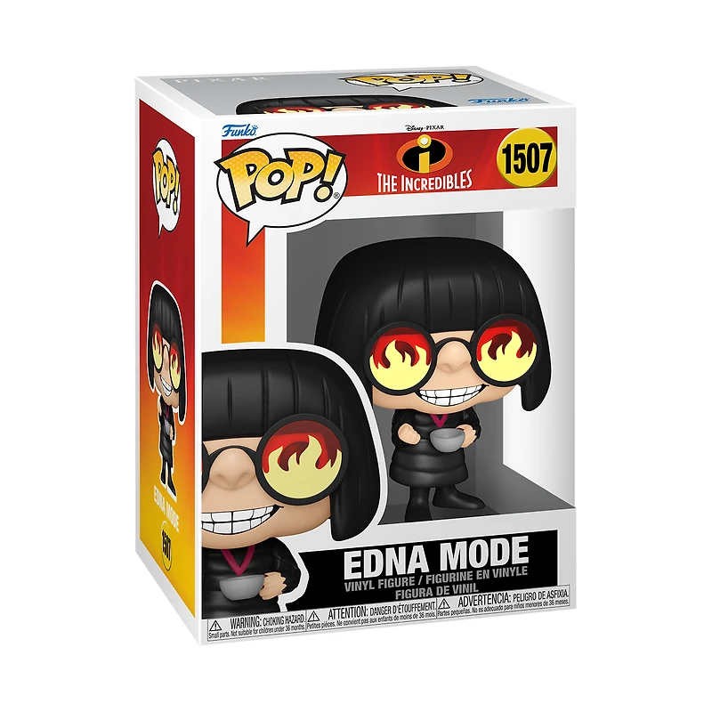 Funko POP! Disney: The Incredibles 20th Anniversary Edna 3.45-in Vinyl Figure