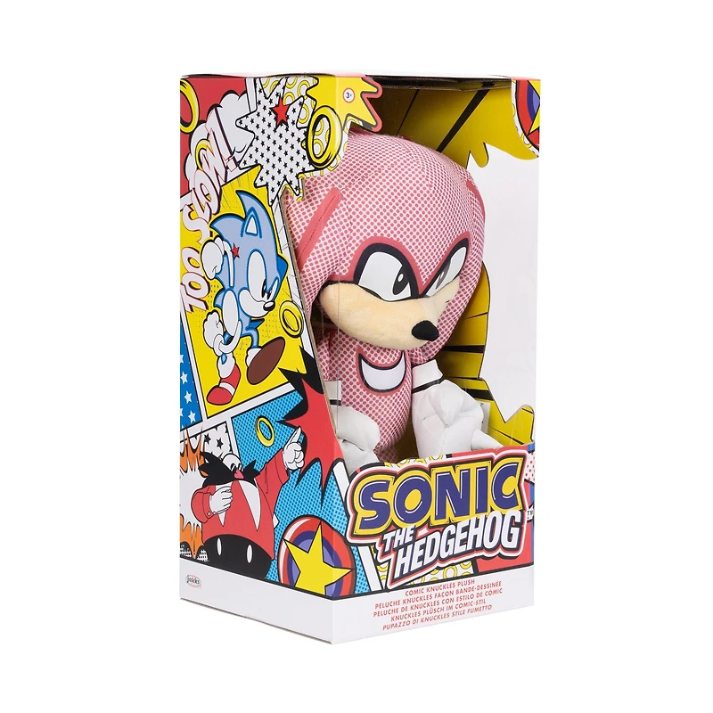 Jakks Pacific Sonic the Hedgehog Knuckles 15-in Plush Comic Con 2024 Exclusive