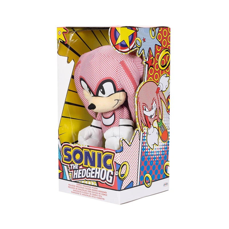 Jakks Pacific Sonic the Hedgehog Knuckles 15-in Plush Comic Con 2024 Exclusive