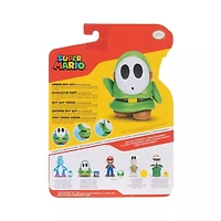 Jakks Pacific Super Mario Green Shy Guy with POW Block 4-in Figure