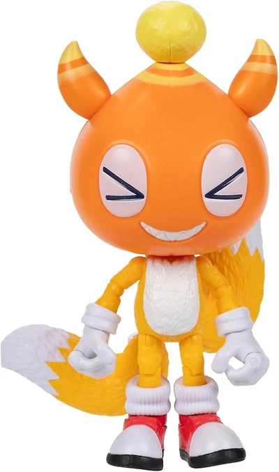 Jakks Pacific Sonic 3 Movie Chao Mascot Tails 4.7-in Figure