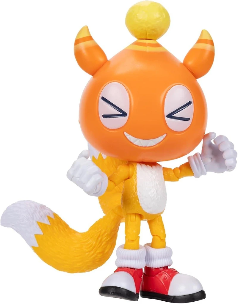 Jakks Pacific Sonic 3 Movie Chao Mascot Tails 4.7-in Figure