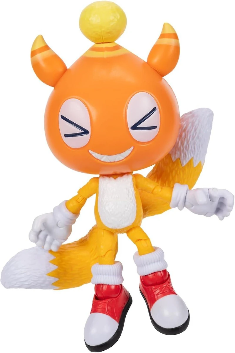 Jakks Pacific Sonic 3 Movie Chao Mascot Tails 4.7-in Figure
