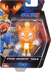 Jakks Pacific Sonic 3 Movie Chao Mascot Tails 4.7-in Figure