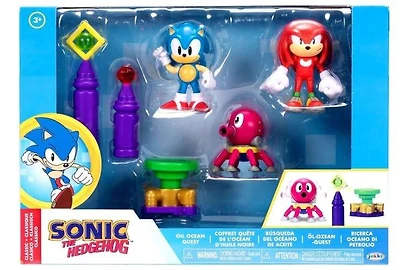 Jakks Pacific Sonic the Hedgehog Oil Ocean 2.5-in Diorama Playset