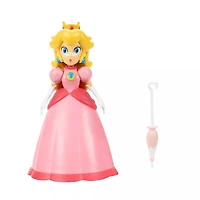 Jakks Pacific Super Mario Princess Peach with Umbrella 4-in Action Figure