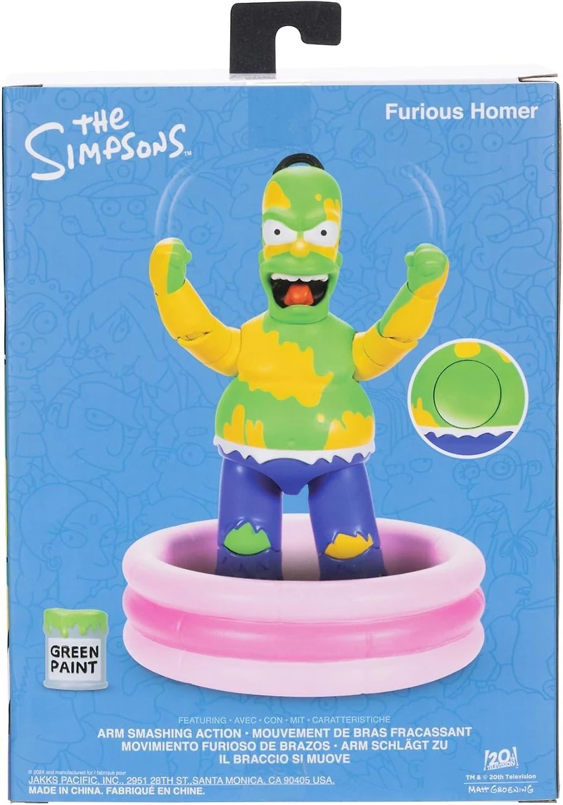 The Simpsons Premium Furious Homer 5-In Action Figure