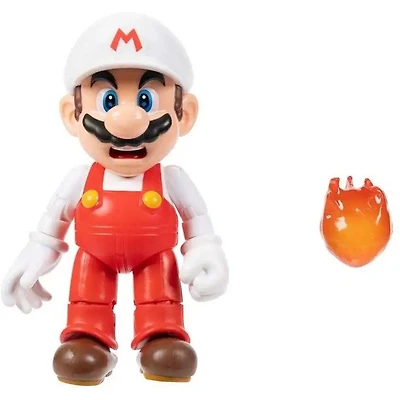 Jakks Pacific Nintendo Super Mario Wave 41 Fire Mario 4-In Action Figure