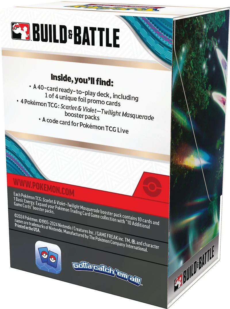 Pokemon Trading Card Game: Twilight Masquerade Build and Battle Box