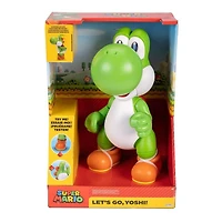 Jakks Pacific Super Mario Let's Go, Yoshi! 12-in Interactive Action Figure