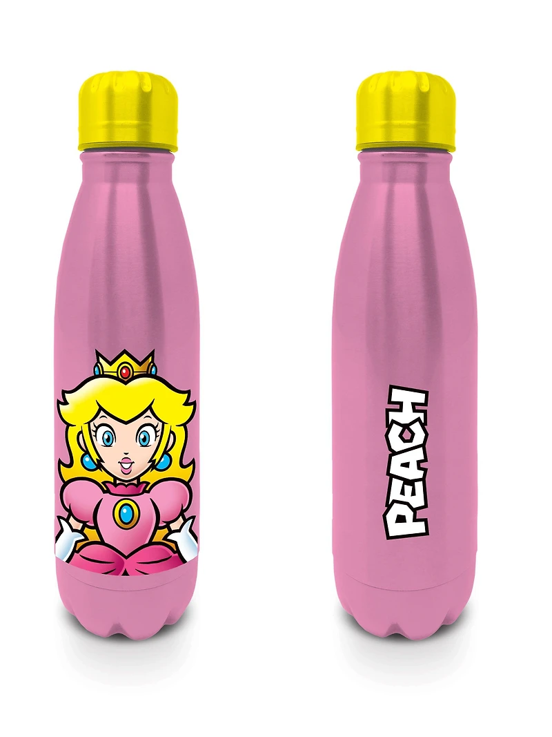 Mario Princess Peach 18oz Metal Water Bottle