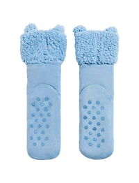 Care Bears Grumpy Bear Sherpa Lined Gripper Bottom Slippers