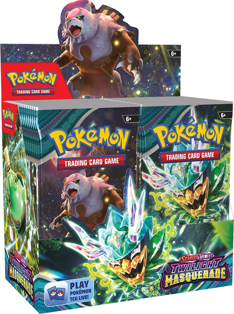 Pokemon Trading Card Game: Twilight Masquerade 36-Booster Pack Box (Styles May Vary