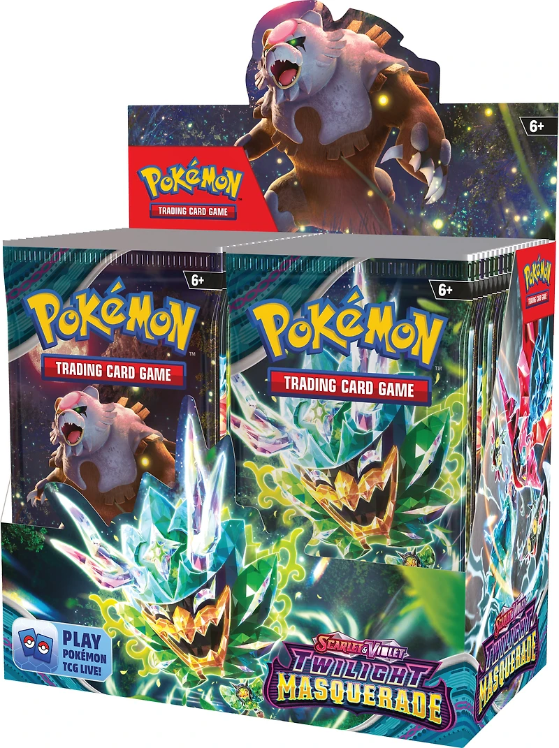 Pokemon Trading Card Game: Twilight Masquerade 36-Booster Pack Box (Styles May Vary