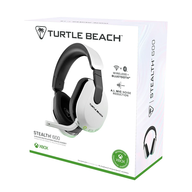 Turtle Beach Stealth 600 Wireless Amplified Gaming Headset White - Xbox Series X
