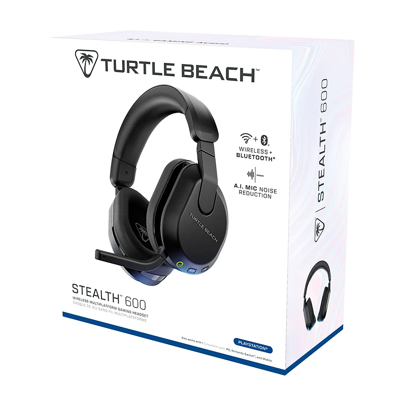 Turtle Beach Stealth 600 Wireless Amplified Gaming Headset Black - PlayStation 5