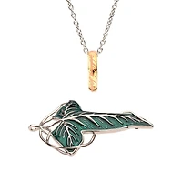 Lord of the Rings Frodo's Leaf Brooch and The One Ring Collectors Box Gamestop Exclusive