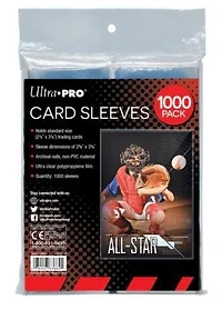 Ultra Pro 2.5 x 3.5 Soft Trading Card Sleeves