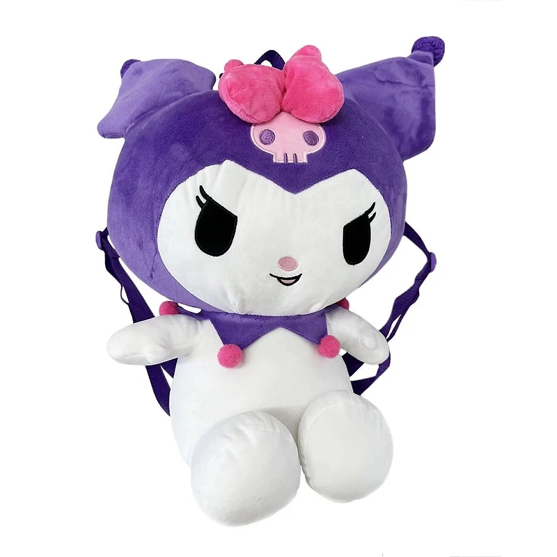 Sanrio Hello Kitty Kuromi Purple Plush Backpack